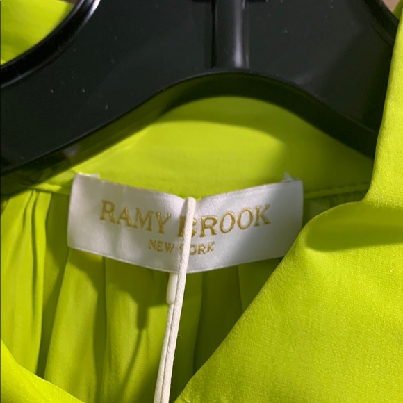 Ramy Brook Neon Green Blouse - Picture 6 of 7